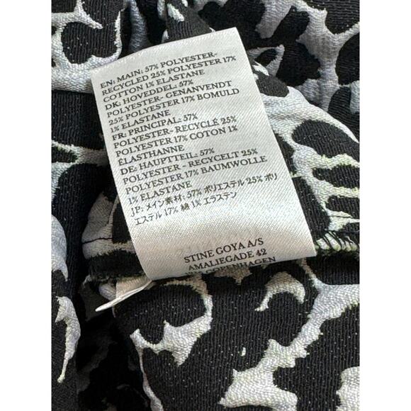Stine Goya Lecce Mini Dress Womens S Black Multicolor Floral Jacquard Knit - Picture 12 of 13